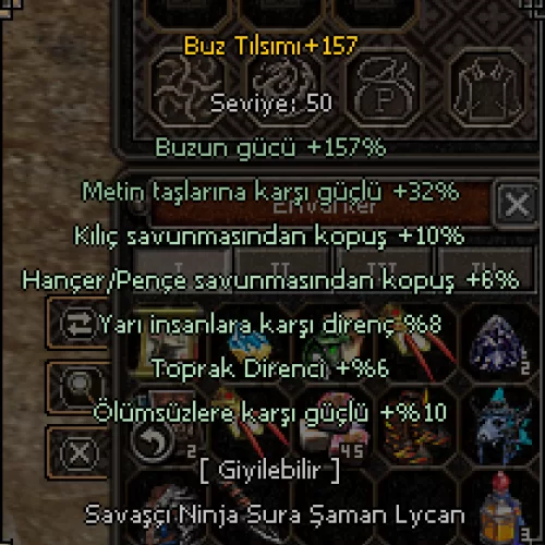  +157 Buz Tılsımı